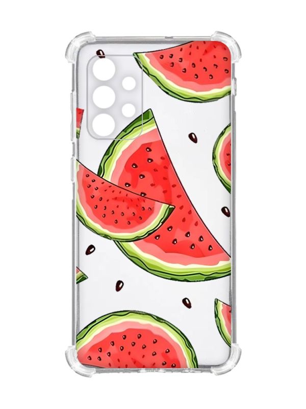 Чохол із потовщеними кутами на Oppo A72 5G :: Скибки кавуна (принт 342)