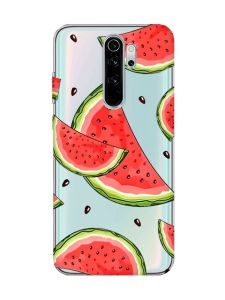 Прозорий чохол на Xiaomi Redmi Note 8 Pro :: Скибки кавуна (принт 342)