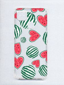 Чохол з потовщеними кутами на Xiaomi Redmi 9C/10A :: Кавуни сердечка (принт 343)