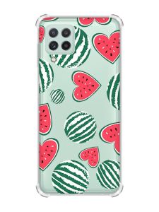 Чохол з потовщеними кутами на Samsung Galaxy M32/A22/M22 4G :: Кавуни сердечка (принт 343)