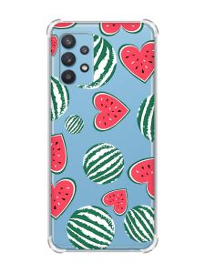 Чохол з потовщеними кутами на Samsung Galaxy A32 :: Кавуни сердечка (принт 343)