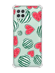 Чохол із потовщеними кутами на Samsung Galaxy A22 5G / A22s 5G :: Кавуни сердечка (принт 343)