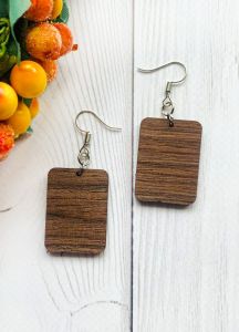 Сережки з дерева (американський горіх :: модель 2)