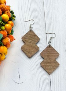 Сережки з дерева (американський горіх:: модель 1)