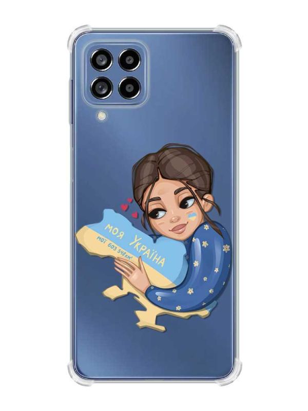 Чохол з потовщеними кутами на Samsung Galaxy M53 (M536) 5G :: Моя Україна (принт 2)
