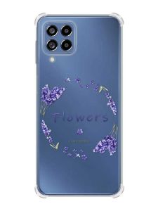 Чохол з потовщеними кутами на Samsung Galaxy M53 (M536) 5G :: Лавандовий віночок (принт 19)