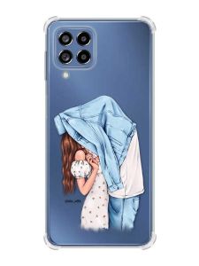 Чохол з потовщеними кутами на Samsung Galaxy M53 (M536) 5G :: Поцілунок (принт 33)