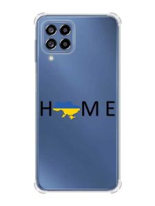 Чохол з потовщеними кутами на Samsung Galaxy M53 (M536) 5G :: Дім Україна (патріотичний принт 72)