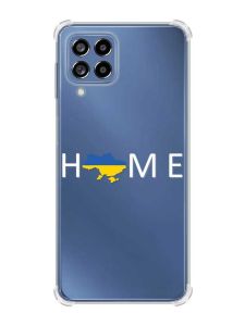 Чохол з потовщеними кутами на Samsung Galaxy M53 (M536) 5G :: Дім Україна (патріотичний принт 73)