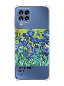 Чохол з потовщеними кутами на Samsung Galaxy M53 (M536) 5G :: Іриси (принт 75)