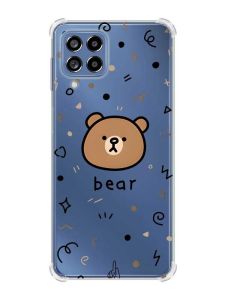 Чохол з потовщеними кутами на Samsung Galaxy M53 (M536) 5G :: Ведмедик (принт 76)