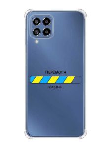 Чохол з потовщеними кутами на Samsung Galaxy M53 (M536) 5G :: Перемога Завантаження (патріотичний принт 88)