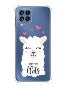 Чохол з потовщеними кутами на Samsung Galaxy M53 (M536) 5G :: Лама (принт 94)