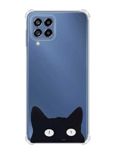 Чохол з потовщеними кутами на Samsung Galaxy M53 (M536) 5G :: Котик (принт 119)