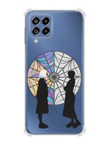 Чохол з потовщеними кутами на Samsung Galaxy M53 (M536) 5G :: Силуети. Венздей (принт 210)