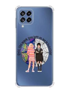 Чохол з потовщеними кутами на Samsung Galaxy M53 (M536) 5G :: Дівчата з Венздей (принт 211)