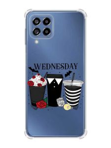 Чохол з потовщеними кутами на Samsung Galaxy M53 (M536) 5G :: Коктейлі. Венздей (принт 216)