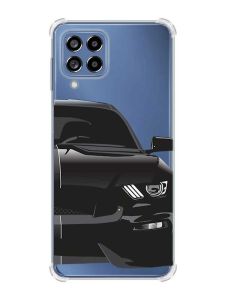 Чохол з потовщеними кутами на Samsung Galaxy M53 (M536) 5G :: Авто чорне (принт 232)