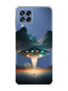 Чохол з потовщеними кутами на Samsung Galaxy M53 (M536) 5G :: Тарілка UFO (принт 241)
