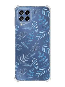 Чохол з потовщеними кутами на Samsung Galaxy M53 (M536) 5G :: Рослинний фон (принт 276)