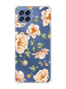 Чохол з потовщеними кутами на Samsung Galaxy M53 (M536) 5G :: Квіти пастельні (принт 277)