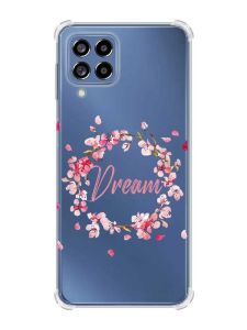 Чохол з потовщеними кутами на Samsung Galaxy M53 (M536) 5G :: Віночок з сакури (принт 284)