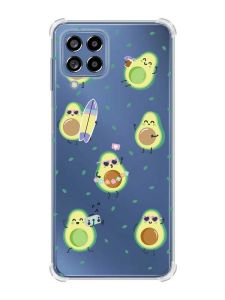 Чохол з потовщеними кутами на Samsung Galaxy M53 (M536) 5G :: Авокадо на відпочинку (принт 302)