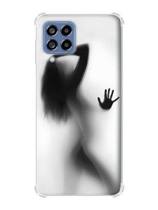 Чохол з потовщеними кутами на Samsung Galaxy M53 (M536) 5G :: Силует дівчини (принт 66)