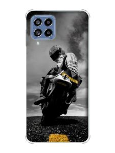 Чохол з потовщеними кутами на Samsung Galaxy M53 (M536) 5G :: Мото (принт 69)