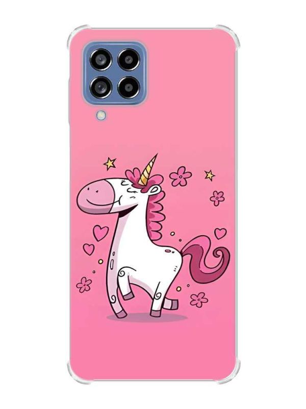 Чохол з потовщеними кутами на Samsung Galaxy M53 (M536) 5G :: Єдиноріг (принт 105)