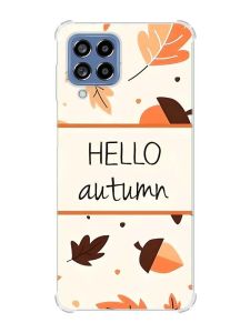 Чохол з потовщеними кутами на Samsung Galaxy M53 (M536) 5G :: Привіт, осінь (принт 109)