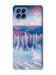 Чохол з потовщеними кутами на Samsung Galaxy M53 (M536) 5G :: Зимові гори (принт 163)