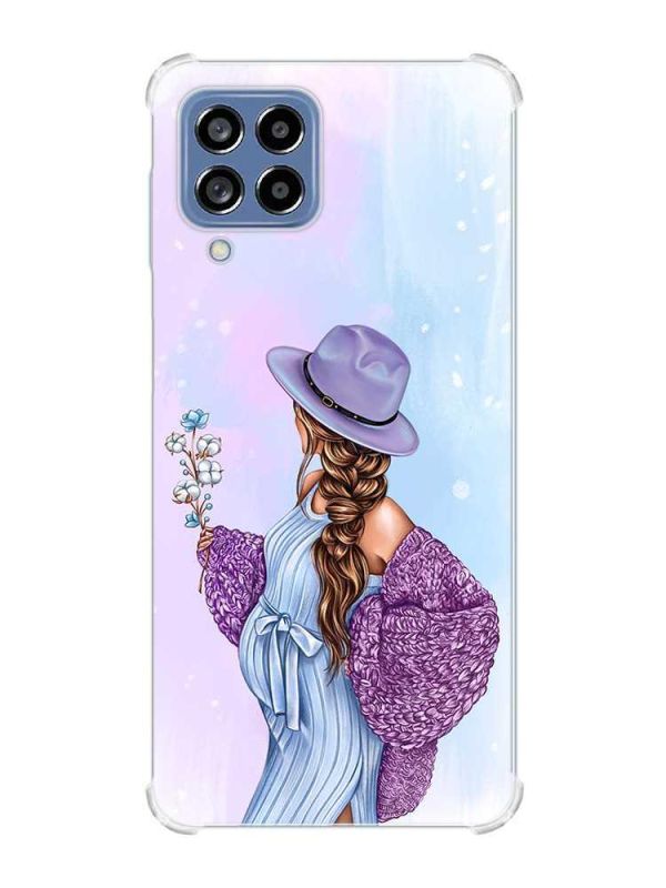Чохол з потовщеними кутами на Samsung Galaxy M53 (M536) 5G :: В очікуванні хлопчика (принт 222)