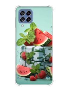 Чохол з потовщеними кутами на Samsung Galaxy M53 (M536) 5G :: Кавунова свіжість (принт 338)