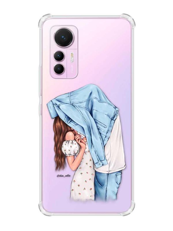 Чохол з потовщеними кутами на Xiaomi 12 Lite :: Поцілунок (принт 33)