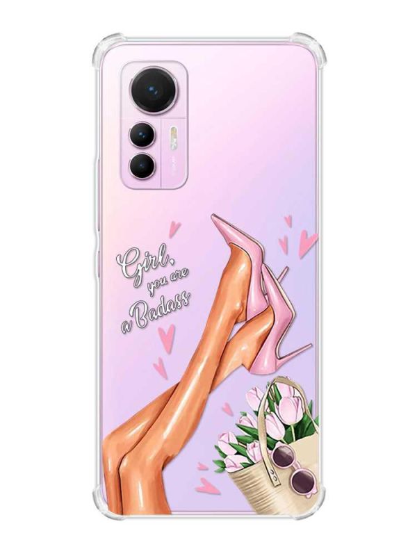 Чохол з потовщеними кутами на Xiaomi 12 Lite :: Ніжки (принт 62)