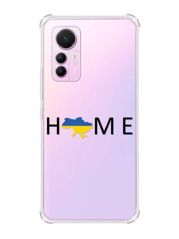 Чохол з потовщеними кутами на Xiaomi 12 Lite :: Дім Україна (патріотичний принт 72)