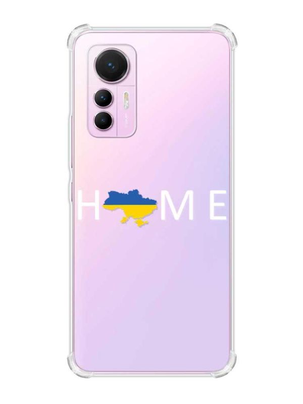 Чохол з потовщеними кутами на Xiaomi 12 Lite :: Дім Україна (патріотичний принт 73)