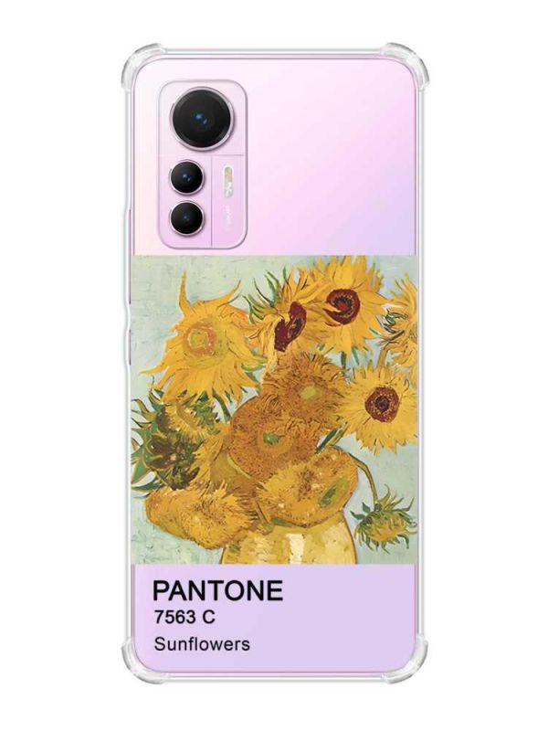 Чохол з потовщеними кутами на Xiaomi 12 Lite :: Соняхи (принт 81)