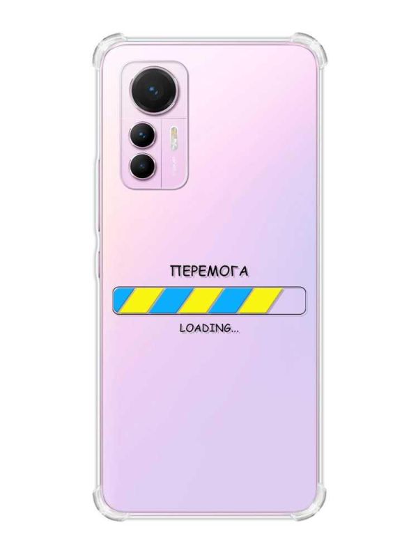 Чохол з потовщеними кутами на Xiaomi 12 Lite :: Перемога Завантаження (патріотичний принт 88)
