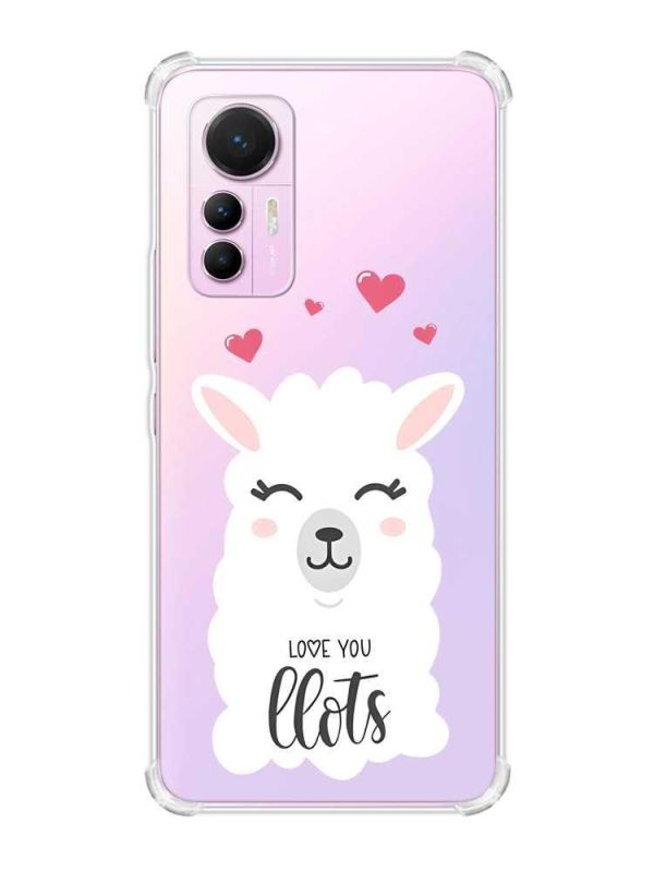 Чохол з потовщеними кутами на Xiaomi 12 Lite :: Лама (принт 94)