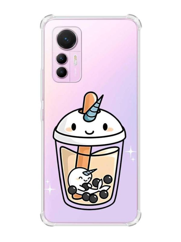 Чохол з потовщеними кутами на Xiaomi 12 Lite :: Коктейль Єдиноріг (принт 96)