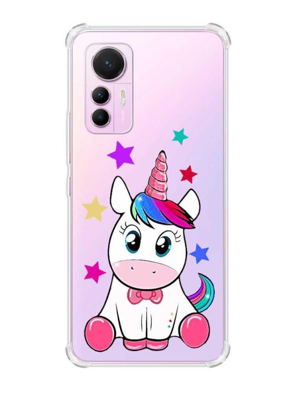 Чохол з потовщеними кутами на Xiaomi 12 Lite :: Єдиноріг (принт 102)