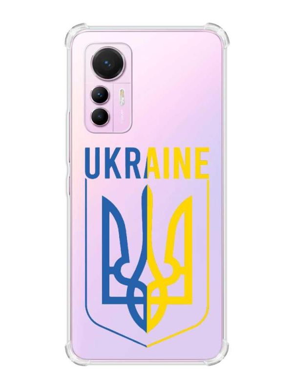 Чохол з потовщеними кутами на Xiaomi 12 Lite :: Тризуб (патріотичний принт 254)