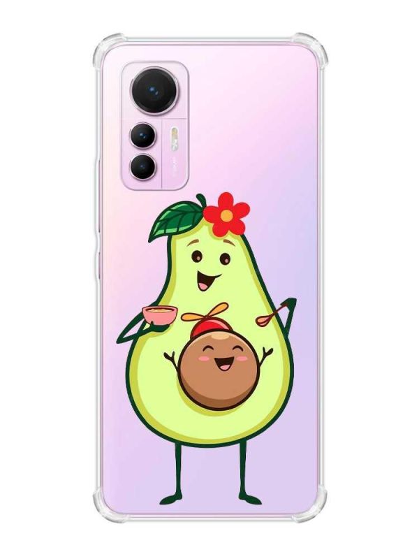 Чохол з потовщеними кутами на Xiaomi 12 Lite :: Малюк Авокадо (принт 309)