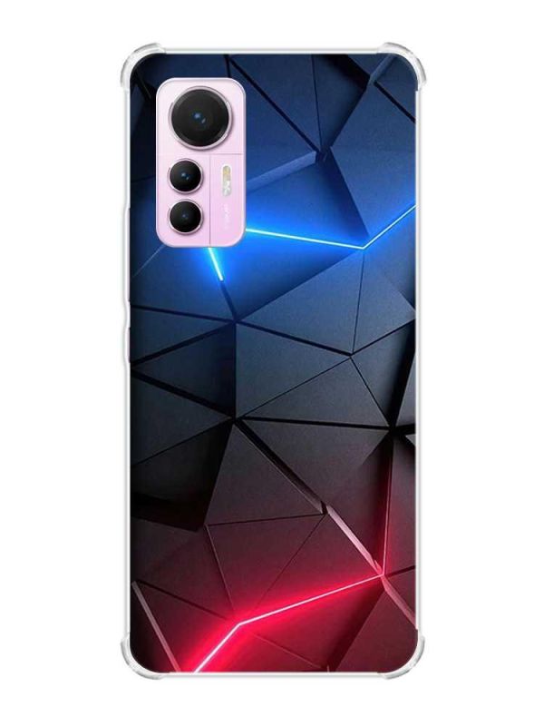Чохол з потовщеними кутами на Xiaomi 12 Lite :: Рельєфний фон (принт 36)