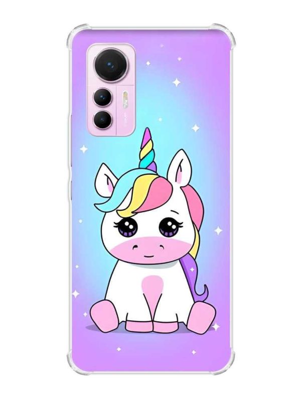 Чохол з потовщеними кутами на Xiaomi 12 Lite :: Єдиноріг (принт 103)