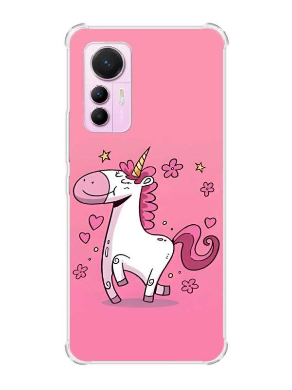 Чохол з потовщеними кутами на Xiaomi 12 Lite :: Єдиноріг (принт 105)