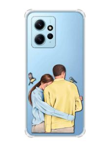 Чохол з потовщеними кутами на Xiaomi Redmi Note 12 4G :: Українська пара (принт 14)