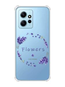 Чохол з потовщеними кутами на Xiaomi Redmi Note 12 4G :: Лавандовий віночок (принт 19)